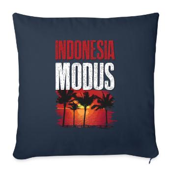 Indonesia Modus - Sofakissenbezug 45 x 45 cm - Navy - Vorne