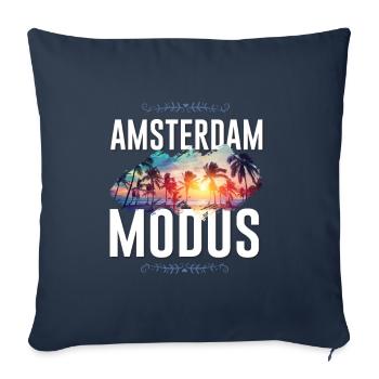Amsterdam Modus - Sofakissenbezug 45 x 45 cm - Navy - Vorne