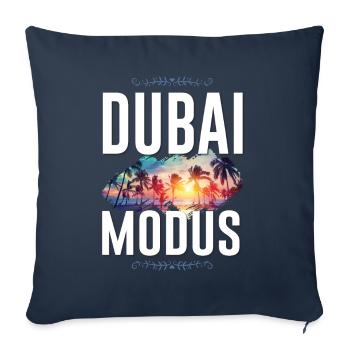 Mode Dubaï - Housse de coussin décorative 45 x 45 cm - bleu marine - Devant