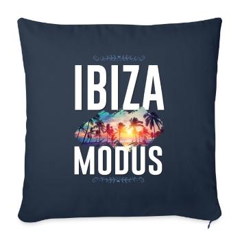 Ibiza Mode - Housse de coussin décorative 45 x 45 cm - bleu marine - Devant