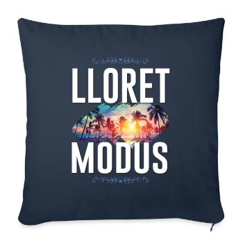 Lloret de Mar mode - Sofa pillowcase 17,3'' x 17,3'' (45 x 45 cm) - navy - Front