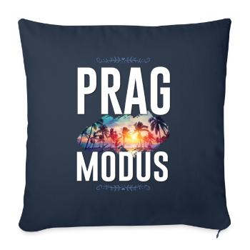 Prague Mode - Housse de coussin décorative 45 x 45 cm - bleu marine - Devant