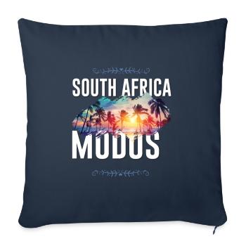 South Africa Mode - Sofa pillowcase 17,3'' x 17,3'' (45 x 45 cm) - navy - Front