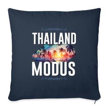 Thailand Modus - Sofakissenbezug 45 x 45 cm - Navy - Vorne