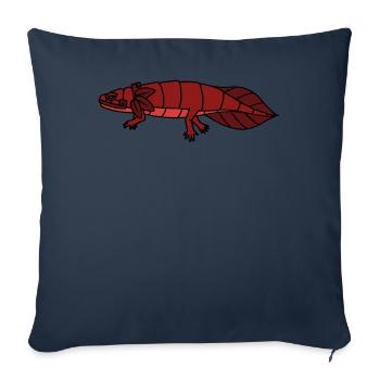 Quetzalcoatl Axolotl Aztèques Maya Ancien Inca Gesc - Housse de coussin décorative 45 x 45 cm - bleu marine - Devant