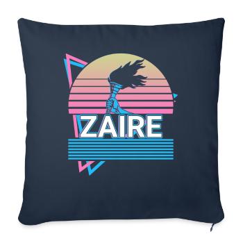 Zaire Congo CongoLese Retro Gift - Sofa pillowcase 17,3'' x 17,3'' (45 x 45 cm) - navy - Front