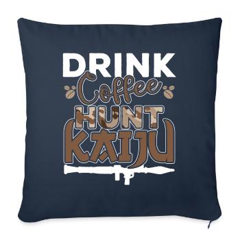 Funny Kaiju Japanese Monster Gift - Sofa pillowcase 17,3'' x 17,3'' (45 x 45 cm) - navy - Front