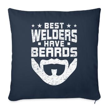 Funny Welder Welder Gift - Sofa pillowcase 17,3'' x 17,3'' (45 x 45 cm) - navy - Front