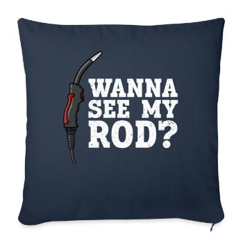 Funny Welder Welder Welder Gift - Sofa pillowcase 17,3'' x 17,3'' (45 x 45 cm) - navy - Front