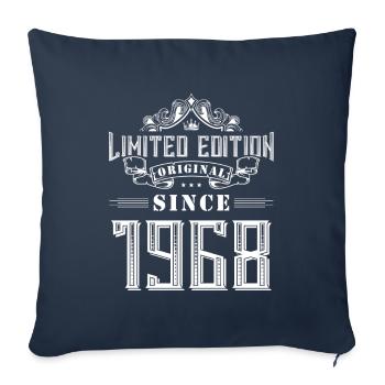 1968 limited edition - Sofa pillowcase 17,3'' x 17,3'' (45 x 45 cm) - navy - Front