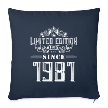 1981 limited edition - Sofa pillowcase 17,3'' x 17,3'' (45 x 45 cm) - navy - Front
