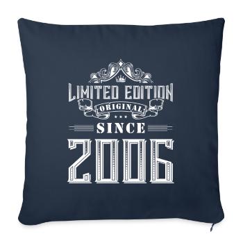 2006 limited edition - Sofakissenbezug 45 x 45 cm - Navy - Vorne