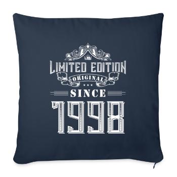 1998 limited edition - Sofa pillowcase 17,3'' x 17,3'' (45 x 45 cm) - navy - Front