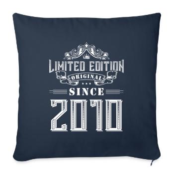 2010 limited edition - Sofa pillowcase 17,3'' x 17,3'' (45 x 45 cm) - navy - Front