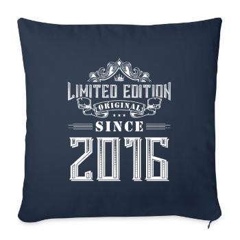 2016 limited edition - Sofa pillowcase 17,3'' x 17,3'' (45 x 45 cm) - navy - Front