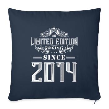 2014 limited edition - Sofa pillowcase 17,3'' x 17,3'' (45 x 45 cm) - navy - Front