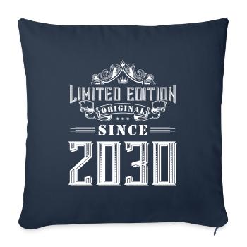 2030 limited edition - Sofa pillowcase 17,3'' x 17,3'' (45 x 45 cm) - navy - Front