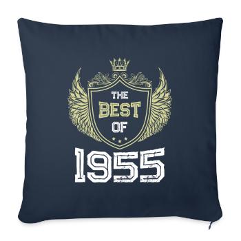 1955 best of - Sofa pillowcase 17,3'' x 17,3'' (45 x 45 cm) - navy - Front