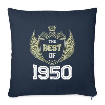 1950 best of - Sofa pillowcase 17,3'' x 17,3'' (45 x 45 cm) - navy - Front