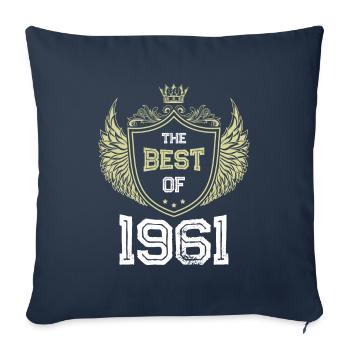 1961 best of - Sofa pillowcase 17,3'' x 17,3'' (45 x 45 cm) - navy - Front