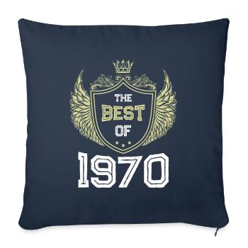 1970 best of - Sofa pillowcase 17,3'' x 17,3'' (45 x 45 cm) - navy - Front