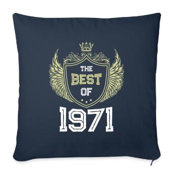 1971 best of - Sofa pillowcase 17,3'' x 17,3'' (45 x 45 cm) - navy - Front
