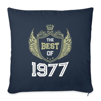 1977 best of - Sofa pillowcase 17,3'' x 17,3'' (45 x 45 cm) - navy - Front