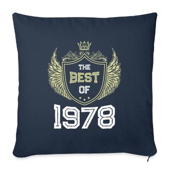 1978 best of - Sofa pillowcase 17,3'' x 17,3'' (45 x 45 cm) - navy - Front