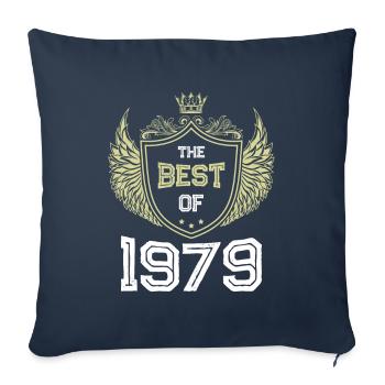 1979 best of - Sofa pillowcase 17,3'' x 17,3'' (45 x 45 cm) - navy - Front