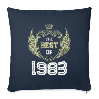 1983 best of - Sofa pillowcase 17,3'' x 17,3'' (45 x 45 cm) - navy - Front