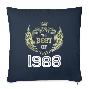 1988 best of - Sofa pillowcase 17,3'' x 17,3'' (45 x 45 cm) - navy - Front
