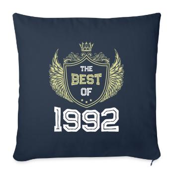 1992 best of - Housse de coussin décorative 45 x 45 cm - bleu marine - Devant
