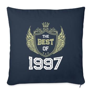 1997 best of - Housse de coussin décorative 45 x 45 cm - bleu marine - Devant