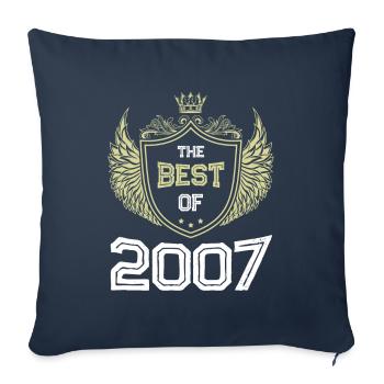 2007 best of - Sofa pillowcase 17,3'' x 17,3'' (45 x 45 cm) - navy - Front