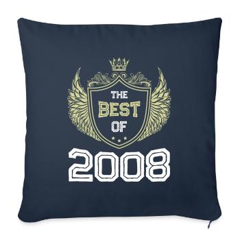 2008 best of - Housse de coussin décorative 45 x 45 cm - bleu marine - Devant