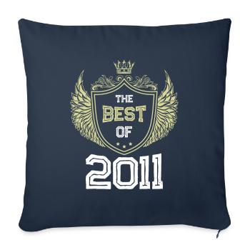 2011 best of - Sofa pillowcase 17,3'' x 17,3'' (45 x 45 cm) - navy - Front