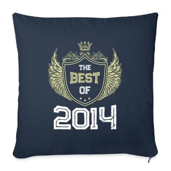 2014 best of - Sofa pillowcase 17,3'' x 17,3'' (45 x 45 cm) - navy - Front