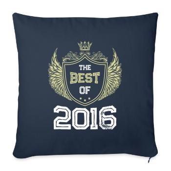 2016 best of - Sofa pillowcase 17,3'' x 17,3'' (45 x 45 cm) - navy - Front