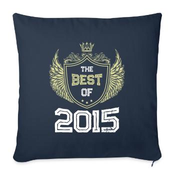 2015 best of - Sofa pillowcase 17,3'' x 17,3'' (45 x 45 cm) - navy - Front