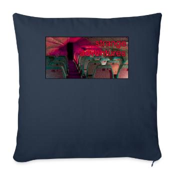 Anemoiacore Esthétique Border Space Weirdcore - Housse de coussin décorative 45 x 45 cm - bleu marine - Devant