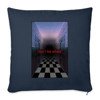 Anemoiacore Aesthetic Border Space Weirdcore - Sofa pillowcase 17,3'' x 17,3'' (45 x 45 cm) - navy - Front