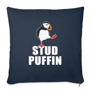 Stud Puffin Eistaucher Meeresvogel Papageitaucher - Sofakissenbezug 45 x 45 cm - Navy - Vorne