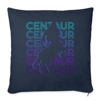 Centaur Retro Gift - Sofa pillowcase 17,3'' x 17,3'' (45 x 45 cm) - navy - Front