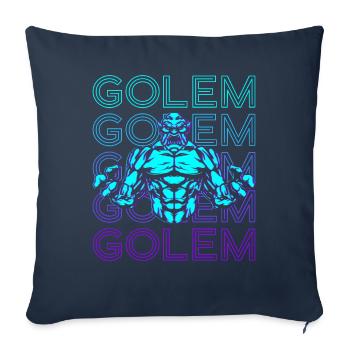 Golem Jüdische Mythologie Jiddisch Retro - Sofakissenbezug 45 x 45 cm - Navy - Vorne
