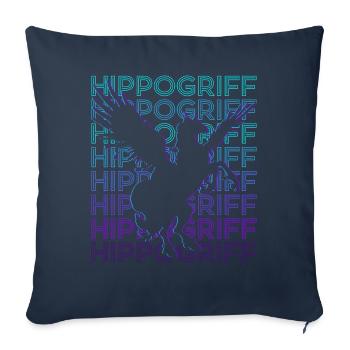 Hippogriff Hippogryph Greek Mythology - Sofa pillowcase 17,3'' x 17,3'' (45 x 45 cm) - navy - Front