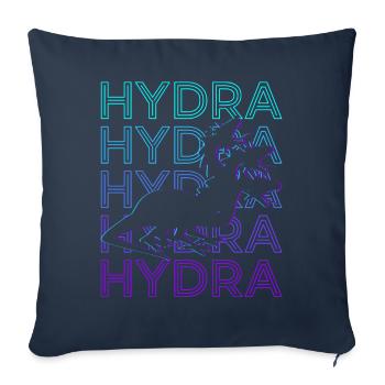 Hydra Greek Mythology Ancient Greek - Sofa pillowcase 17,3'' x 17,3'' (45 x 45 cm) - navy - Front
