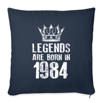1984 legends born in - Sofakissenbezug 45 x 45 cm - Navy - Vorne