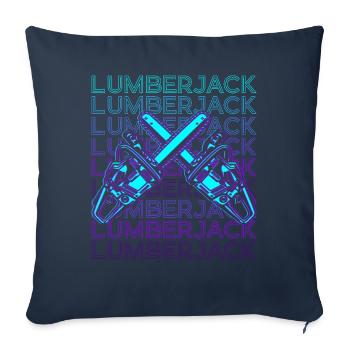 Lumberjack Lumberjack Retro - Sofa pillowcase 17,3'' x 17,3'' (45 x 45 cm) - navy - Front