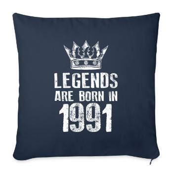 1991 legends born in - Sofakissenbezug 45 x 45 cm - Navy - Vorne