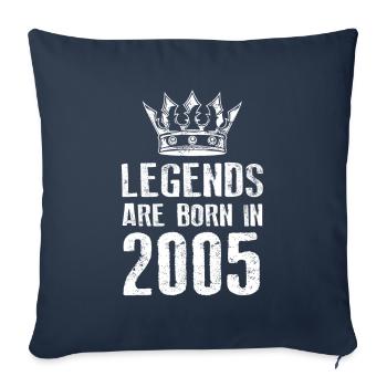 2005 legends born in - Sofakissenbezug 45 x 45 cm - Navy - Vorne